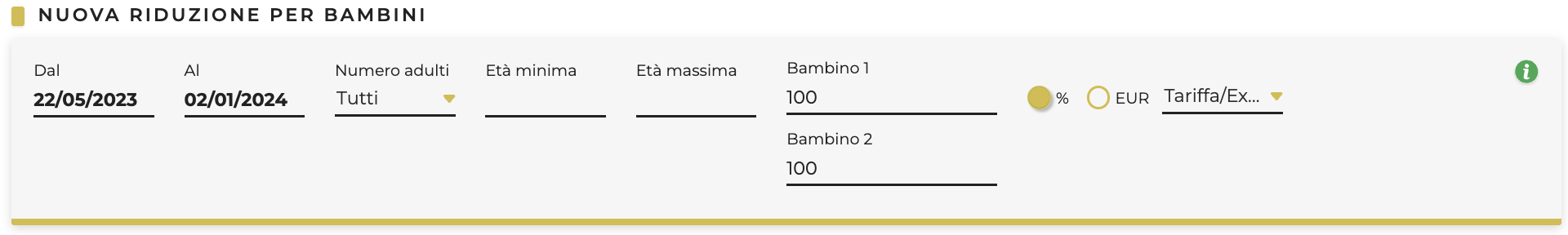 riduzione